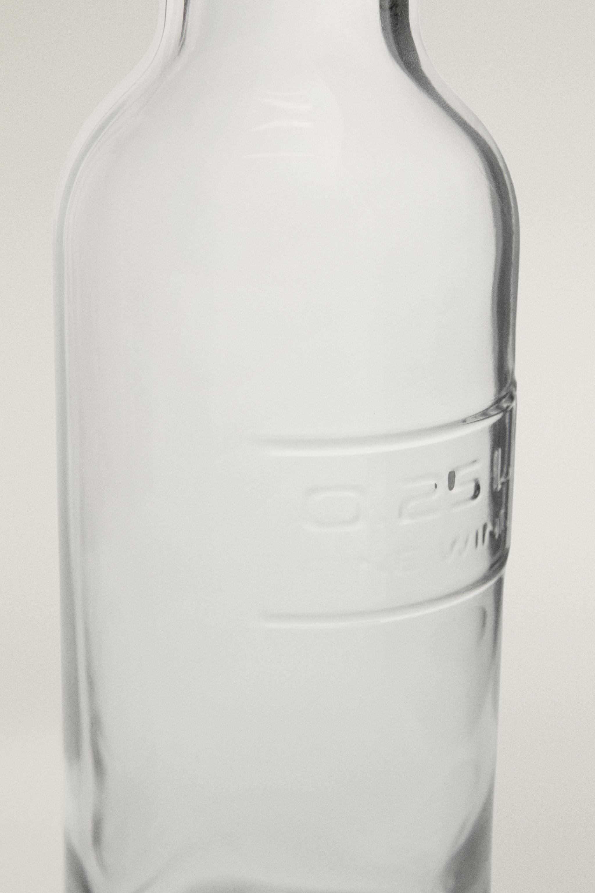 NARROW INFINITY SCARF GLASS BOTTLE